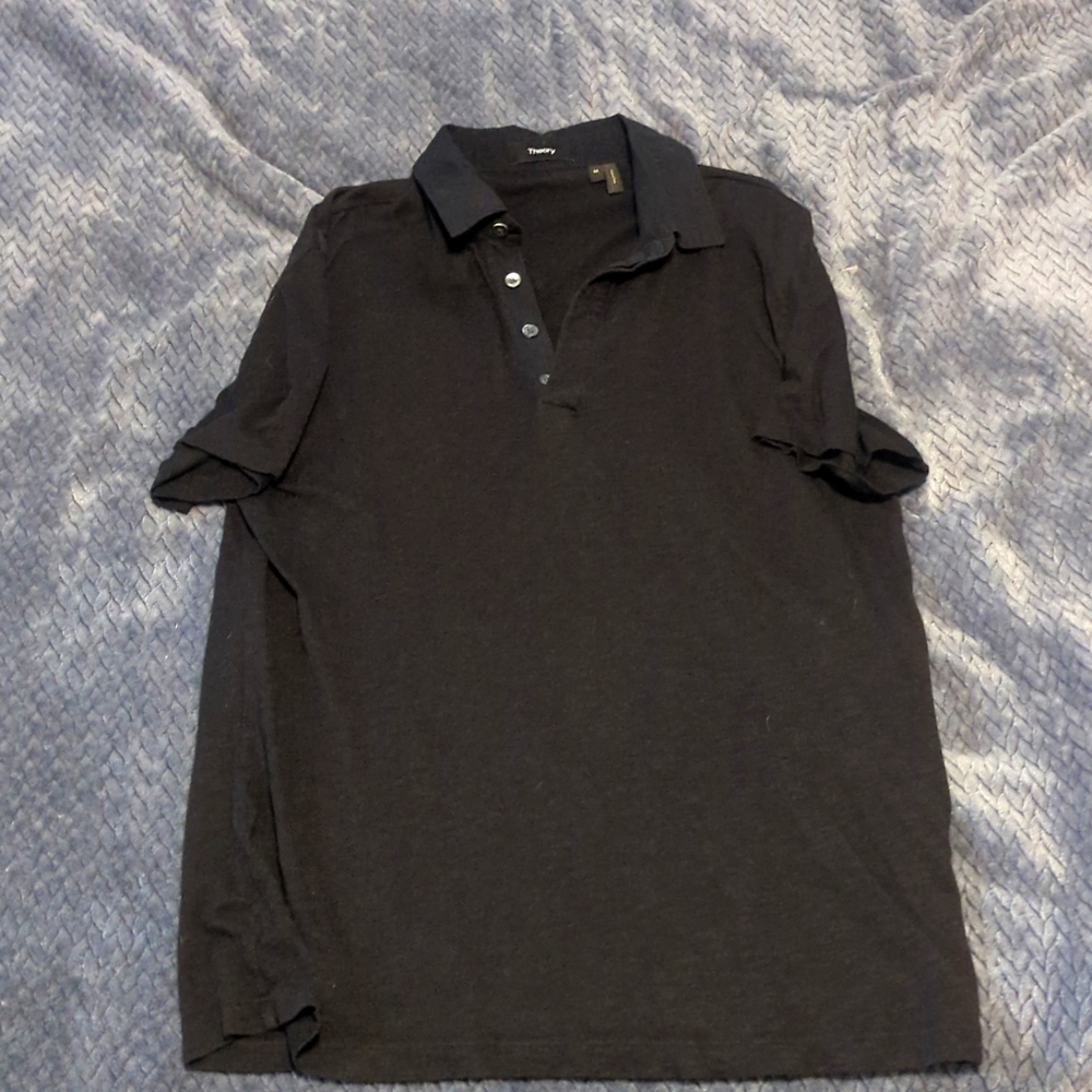 Theory black polo